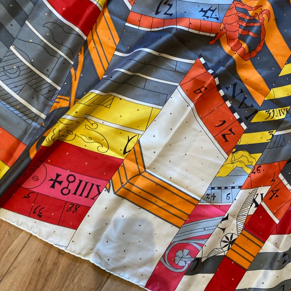 Hermes Astrology Silk Scarf View 2